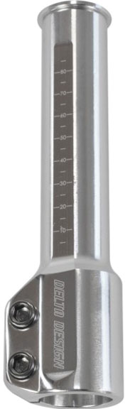 Delta Stem Raiser Pro, 1-1/8" Threadless, Silver