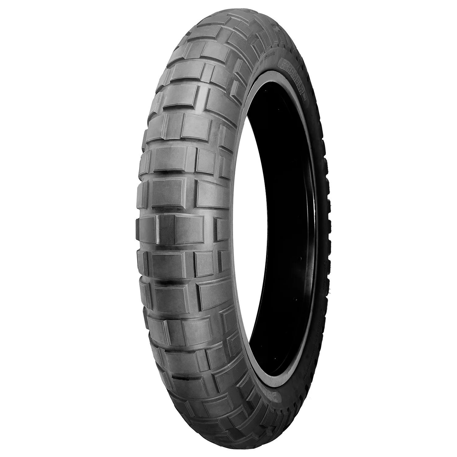 Delium Tire Scramblr E-Bike Tire, 20x4.5", Puncture Protect, Black