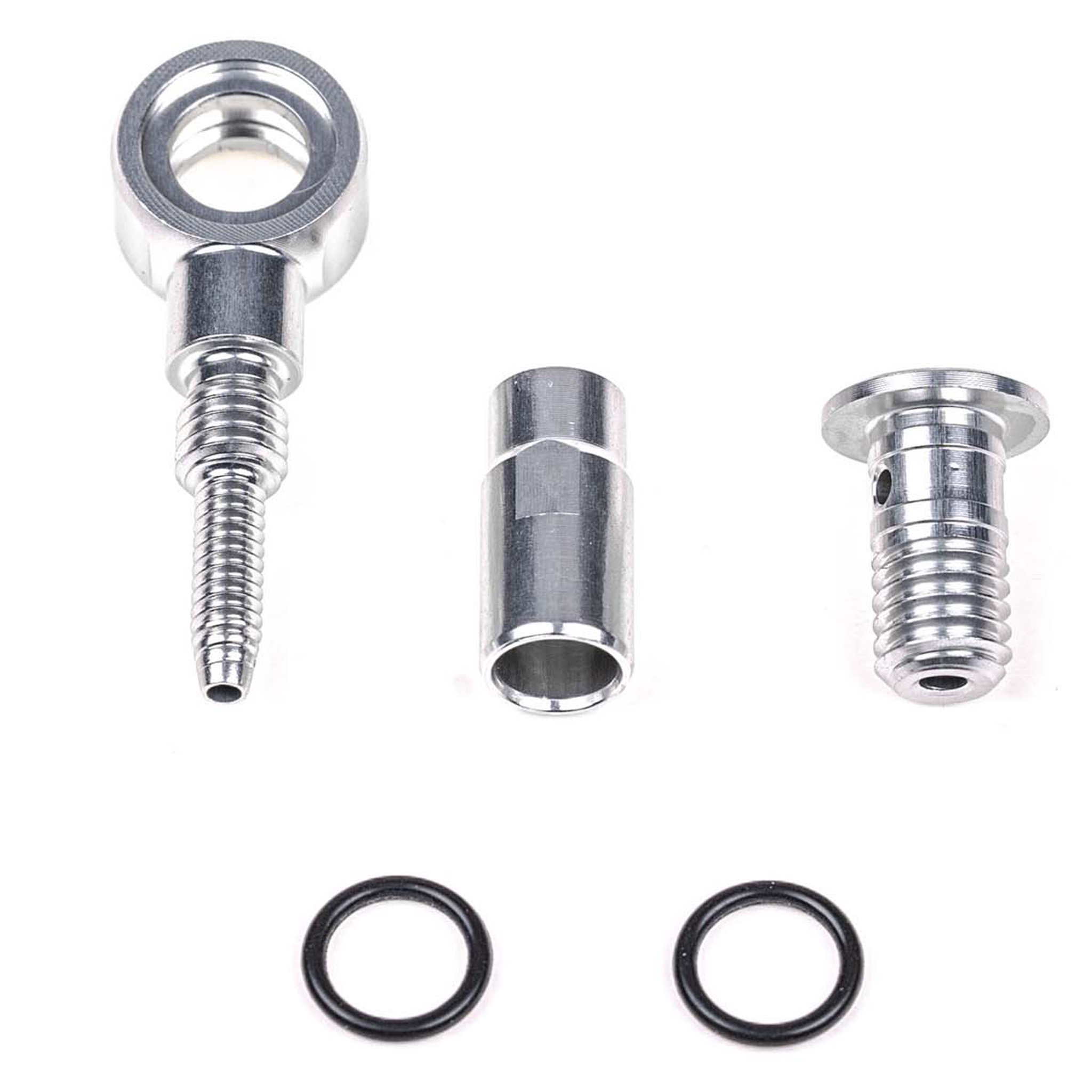 Trickstuff Banjo Kit For Beta Kevlar Hose, Silver, Each