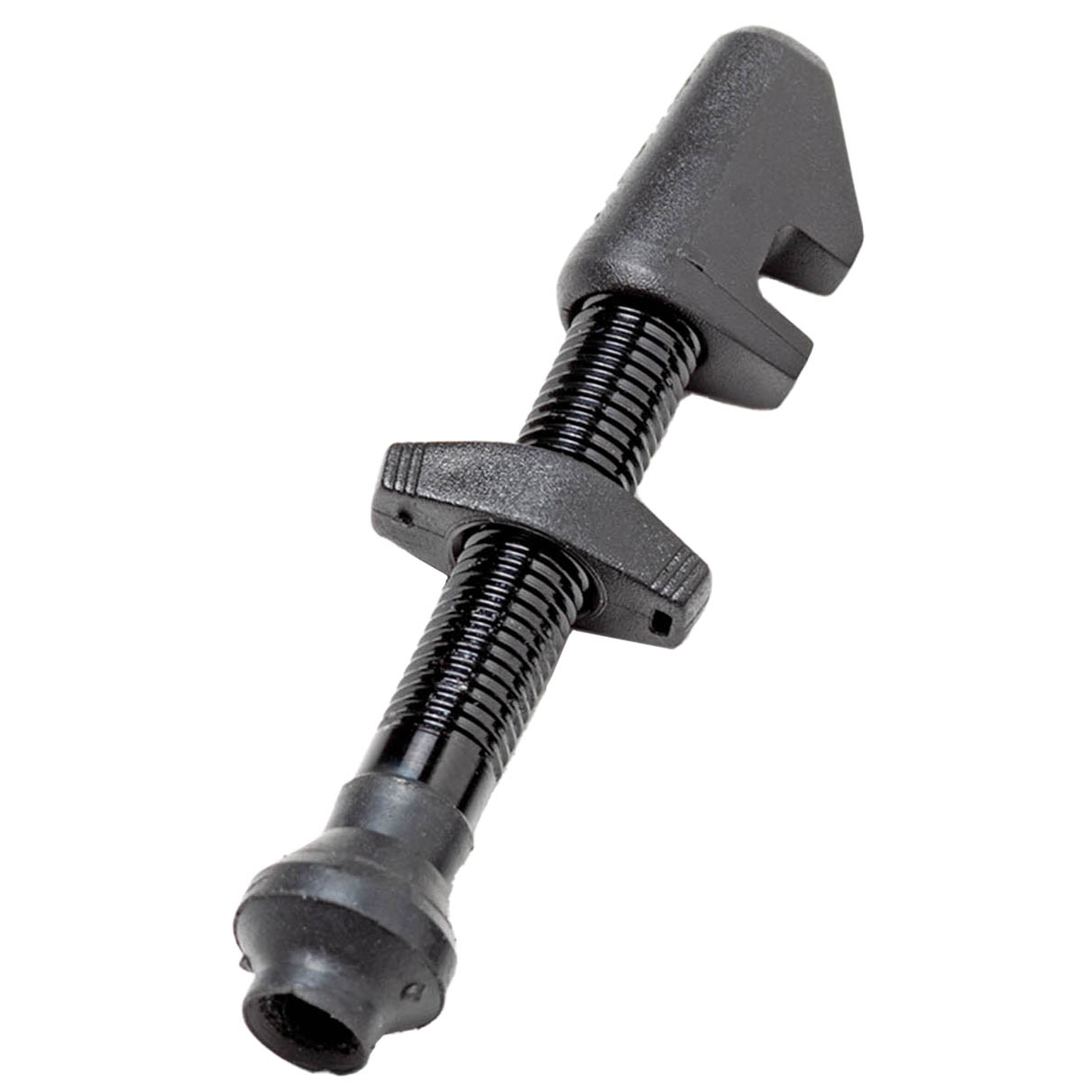 DT Swiss Alloy Tubeless Valve w/aero nut, 32mm, Black, Each