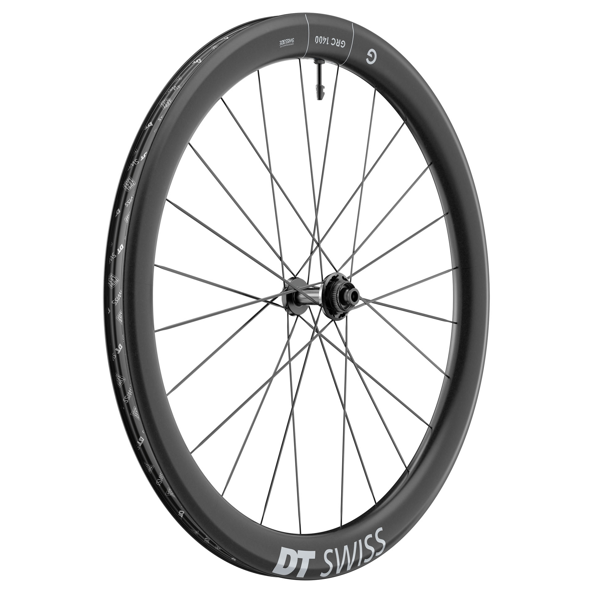 DT Swiss GRC 1400 Dicut 50 db Front Wheel, 700c,12x100