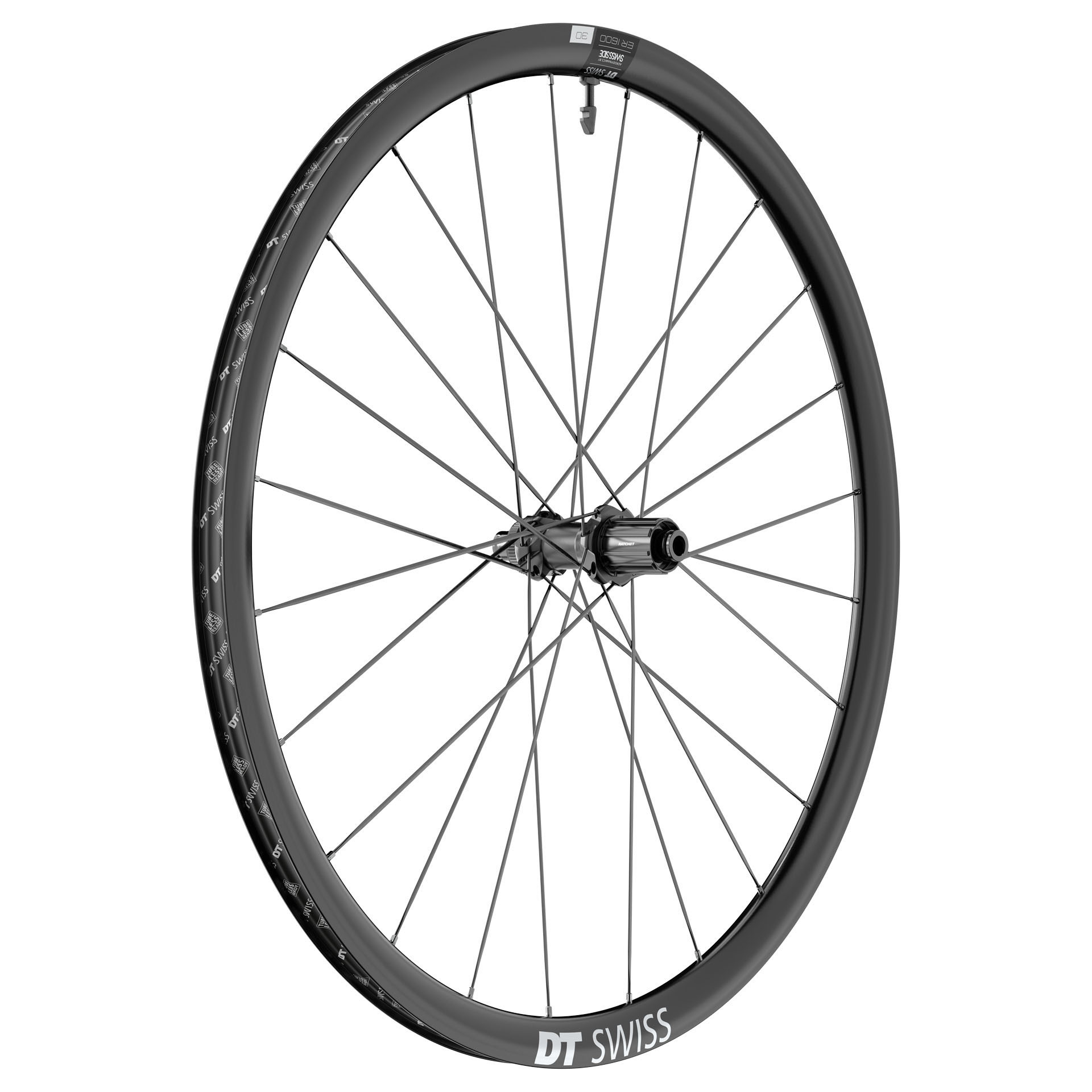 DT Swiss ER 1600 Spline 30 Disc Rear Wheel, 700c,12x142,HG11 Rd