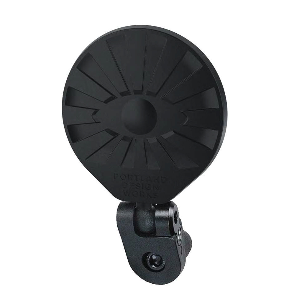 Portland Design Works Watch Your Back Bar End Mirror, Black