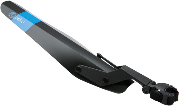 Portland Design Works Origami Fender, Black - Rear