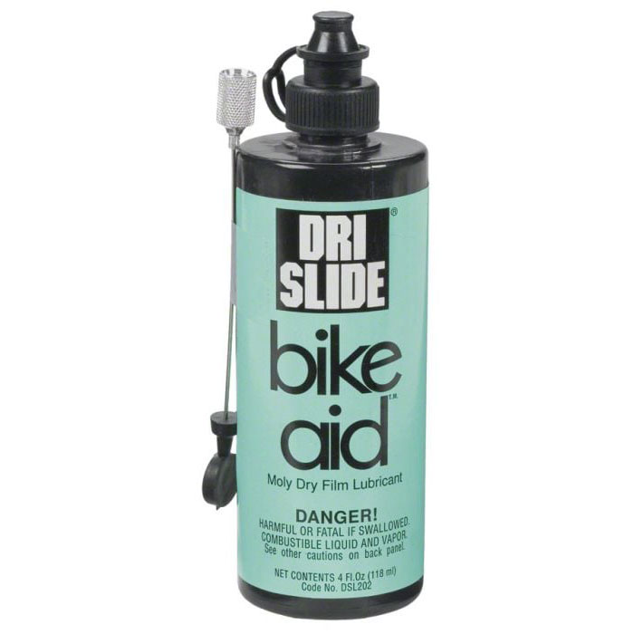 Dri-Slide Bike-Aid, Dry Moly Lube, w/Needle, 4oz/120ml
