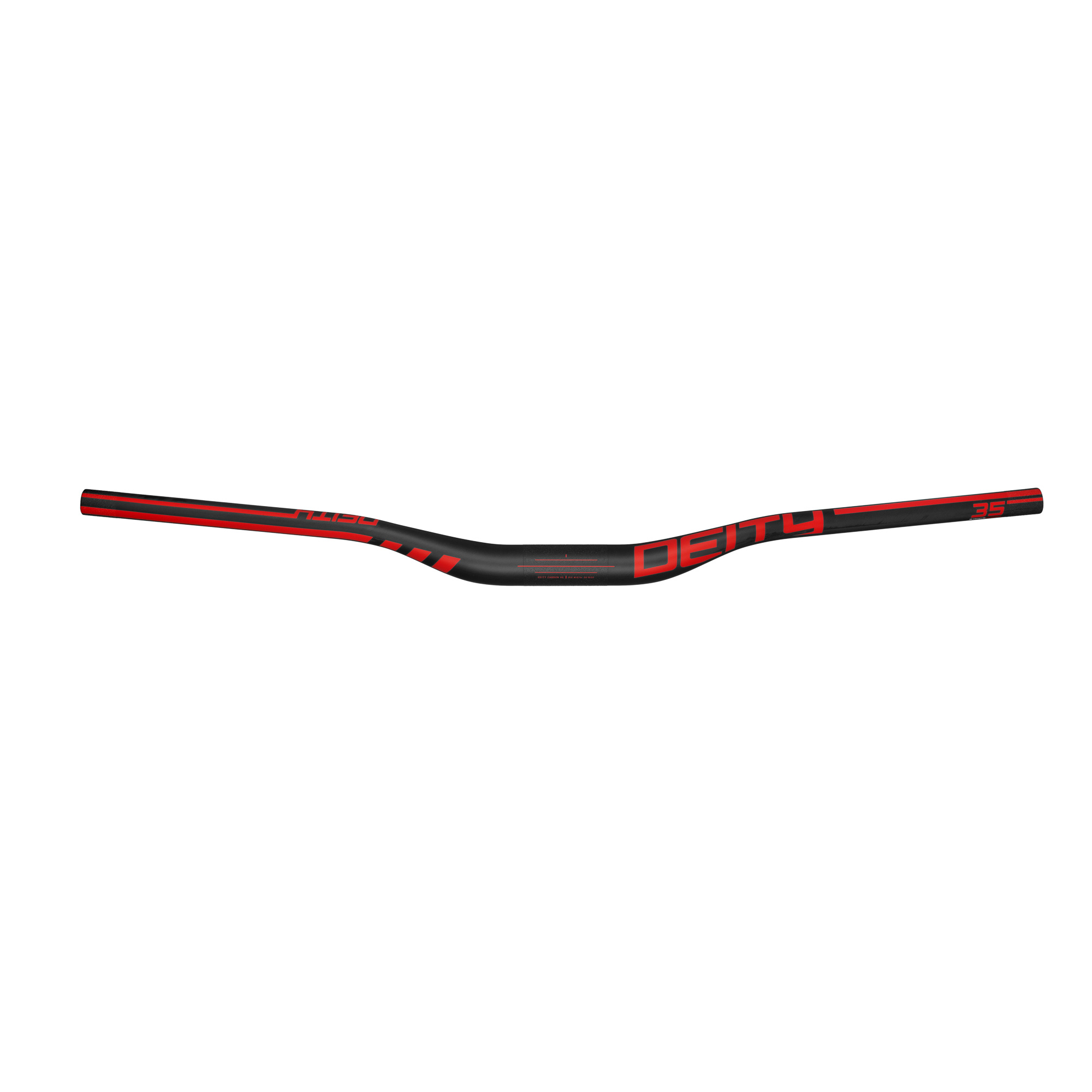 Deity Speedway Carbon Riser Bar (35) 30mm/810mm, Red