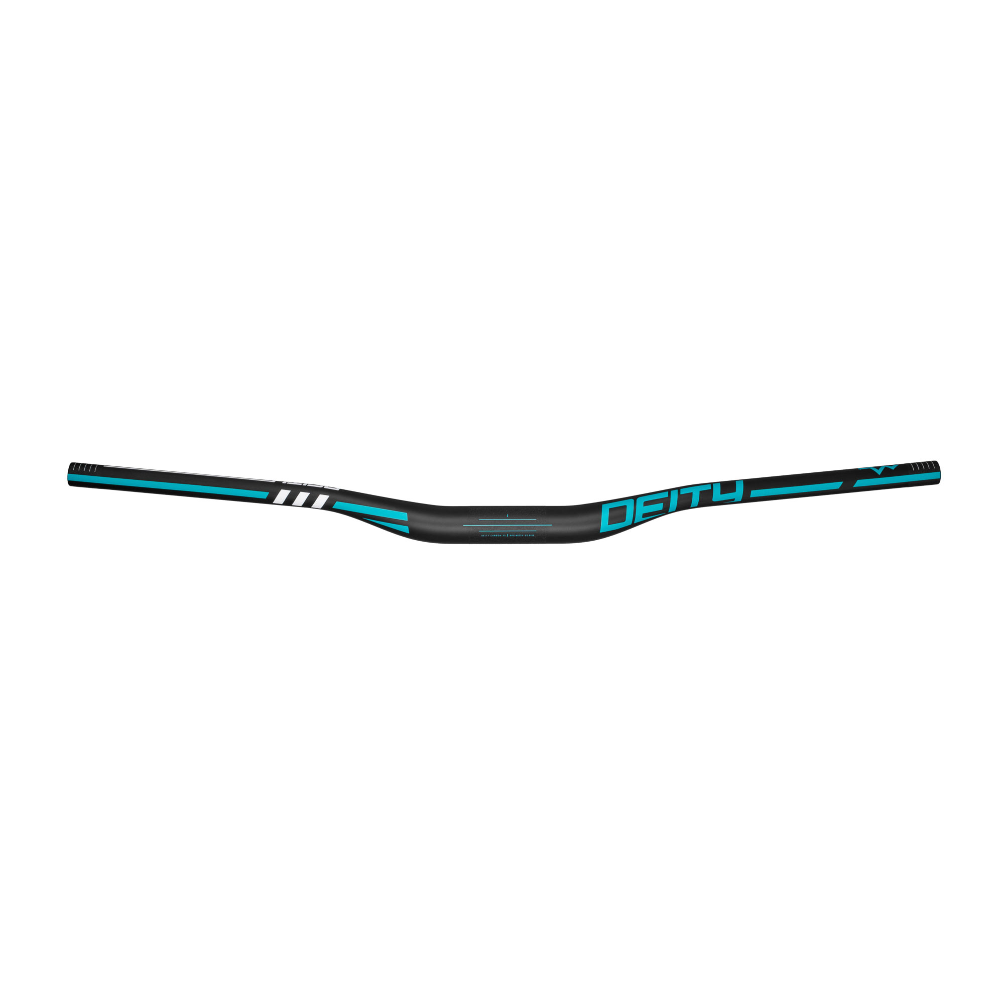 Deity Skywire Carbon Riser Bar (35) 25mm/800mm, Turq 