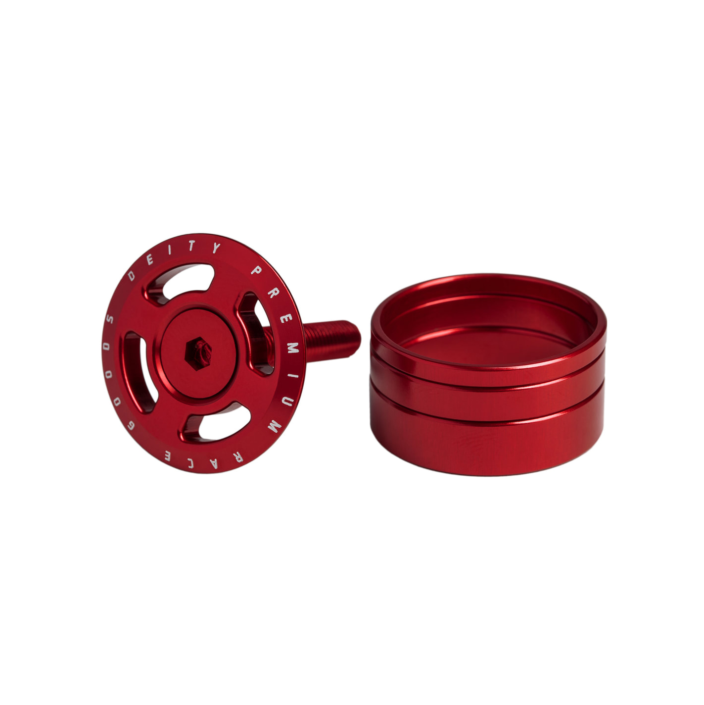 Deity Crosshair Headset Cap, Red