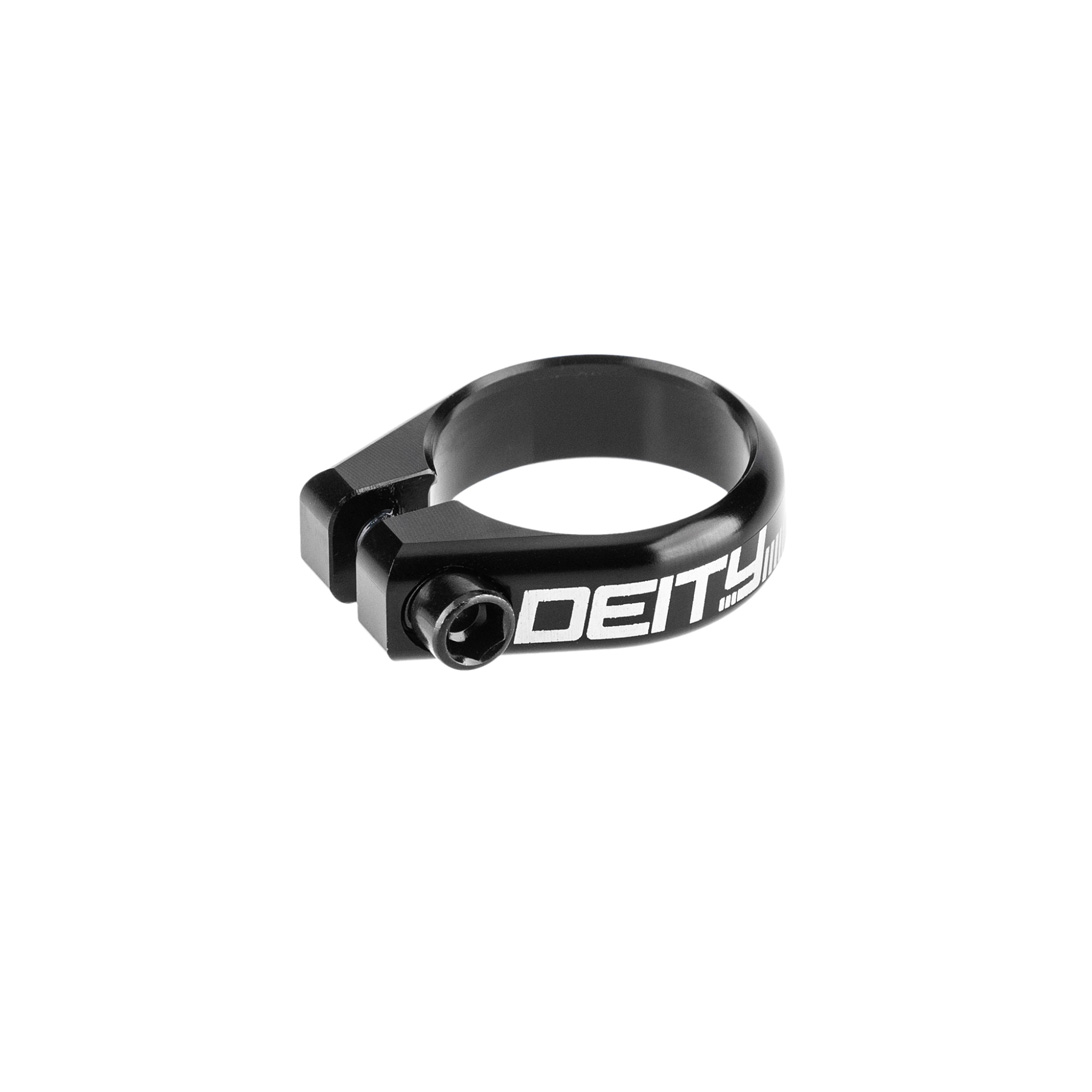 Deity Circuit Seatpost Clamp, 34.9mm, Black