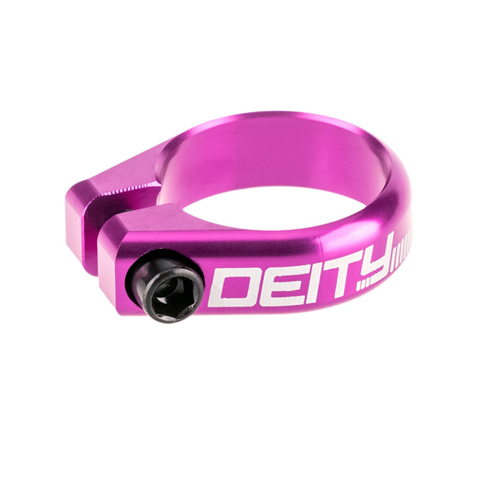 Deity Circuit Seatpost Clamp, 34.9mm, Purple