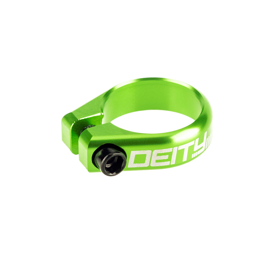 Deity Circuit Seatpost Clamp, 38.6mm, Green