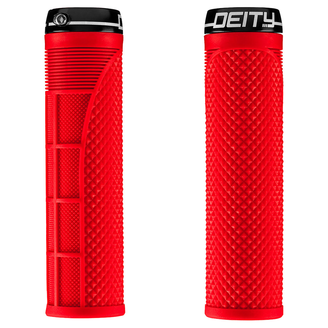 Deity Megattack Grips, Red