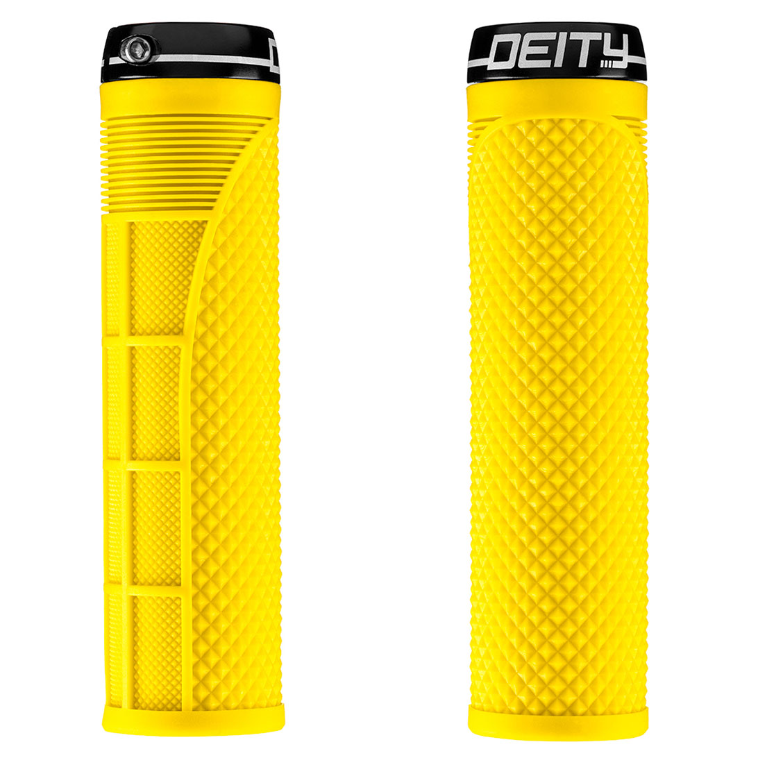 Deity Megattack Grips, Yellow