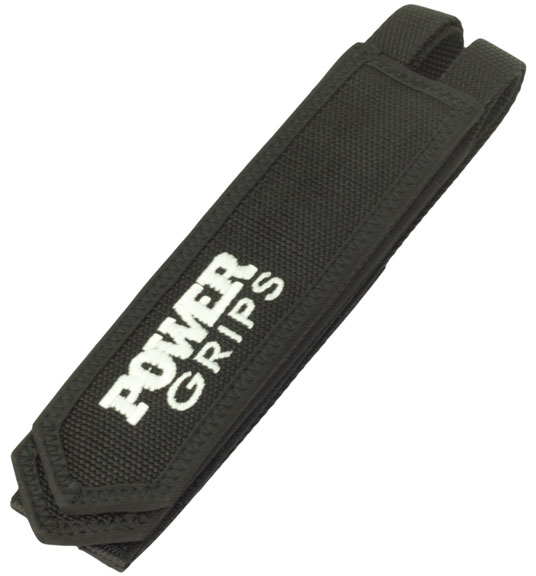 Power Grips Fat Straps Strap Set, Black/White Pair