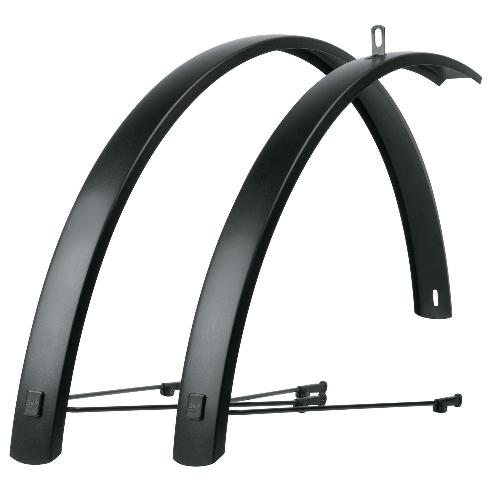 SKS Edge AL 46 Fender Set, Black - 40mm