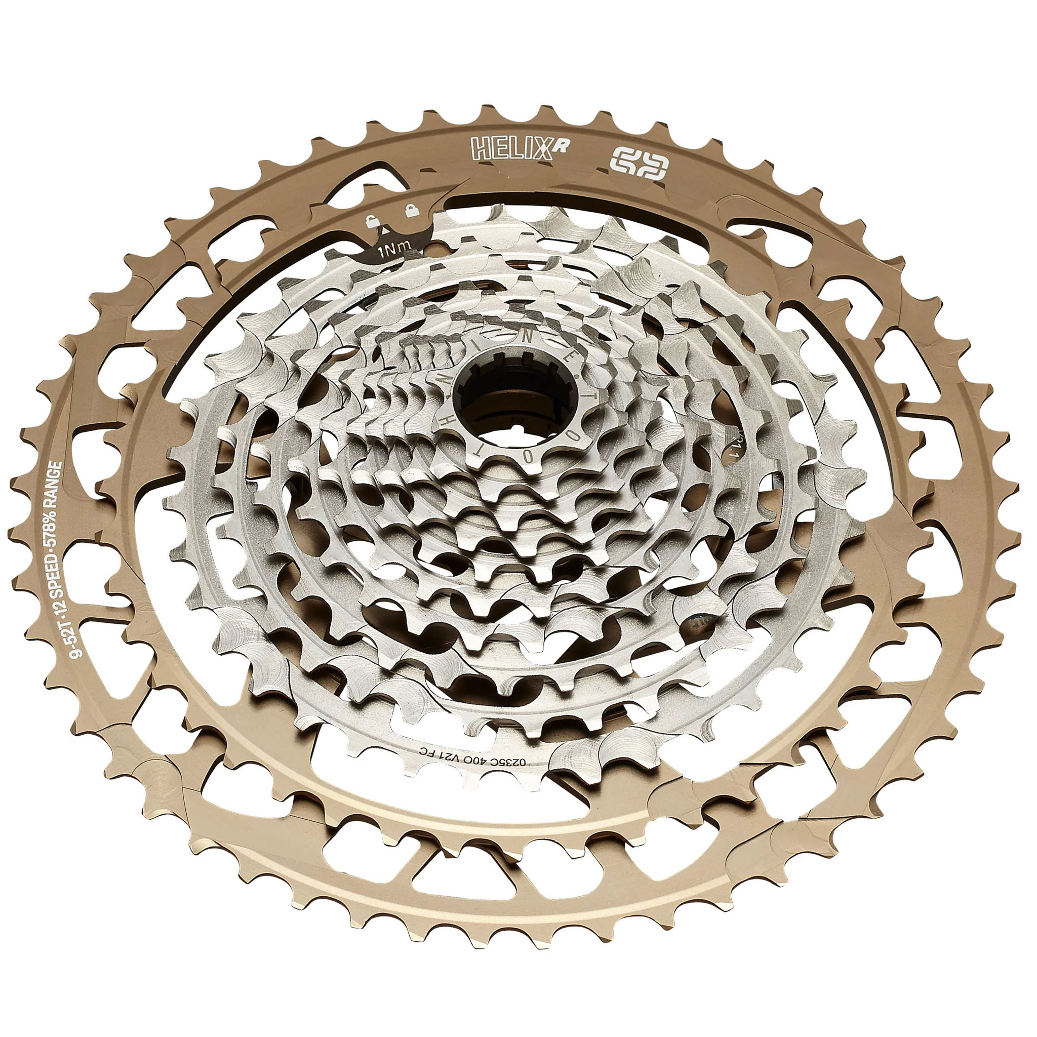 E*thirteen Helix Race 12sp Cassette, 9-52t - Bronze
