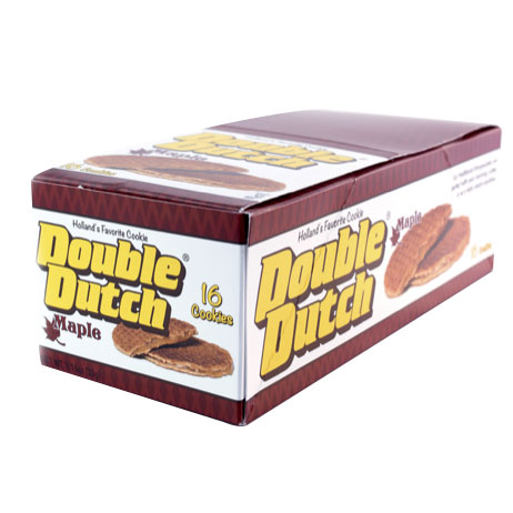 Double Dutch Double Dutch Waffles, Maple, 16/Count