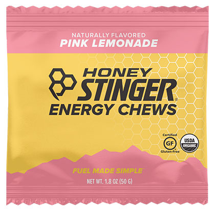 Honey Stinger Organic Energy Chews, Pink Lemonade, 12/Count