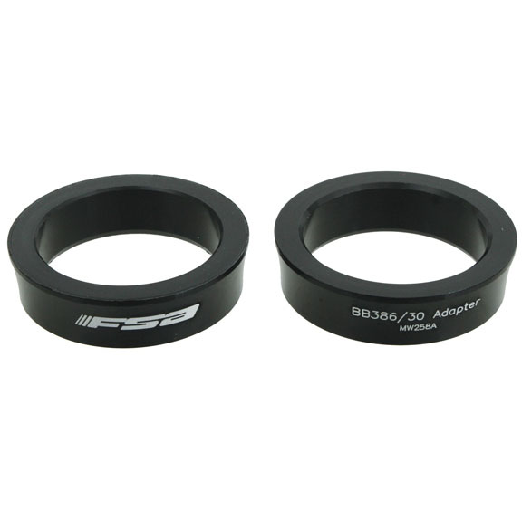 FSA BB30/PF30 BB Spacers, MW258, BB386EVO Cranks - Pair