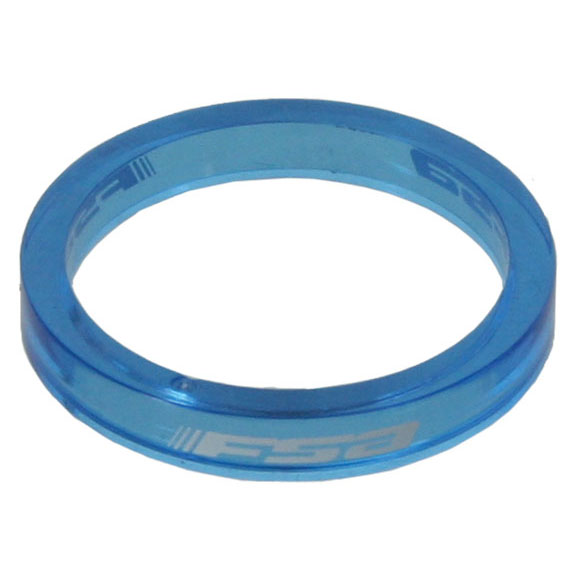 FSA PolyCarb Headset Spacer, 1-1/8"x5mm, Blue 10/C 