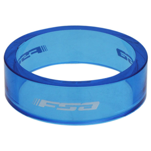 FSA PolyCarb Spacer, 1-1/8"x 10mm, Blue 10/CT 