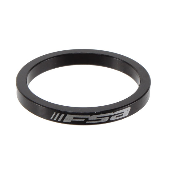 FSA Aluminum Headset Spacer, 1.5" x 5mm, Blk - Each