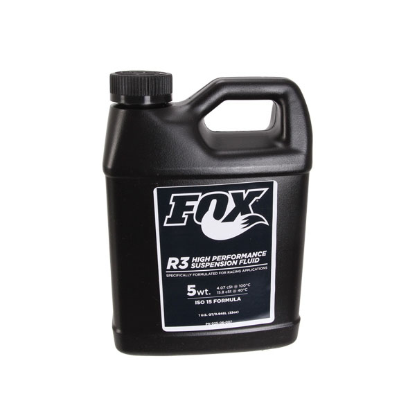 Fox Shox Suspension Bath Oil, R3 5wt, 32oz