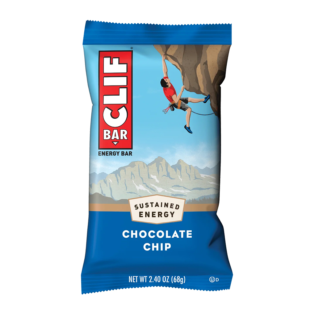 Clif Clif Bar, Chocolate Chip, 12/Count