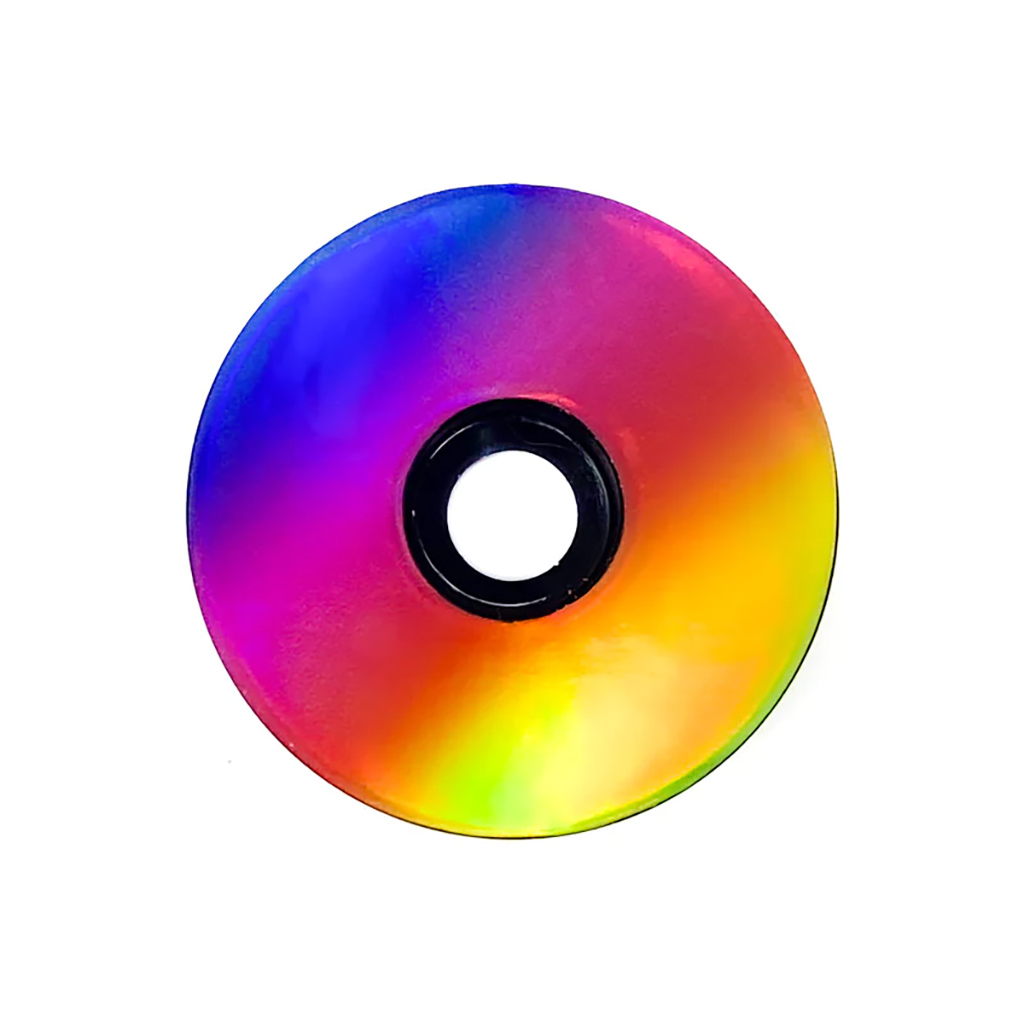 Ground Keeper Headset Stem Cap, Rainbow Road - Holographic