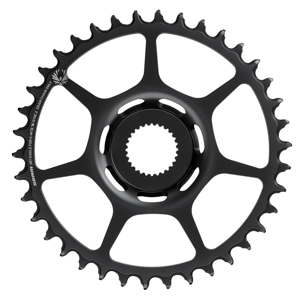 SRAM X-Sync 11-12sp Chainring, Steel, Bosch DM, 36t, Black