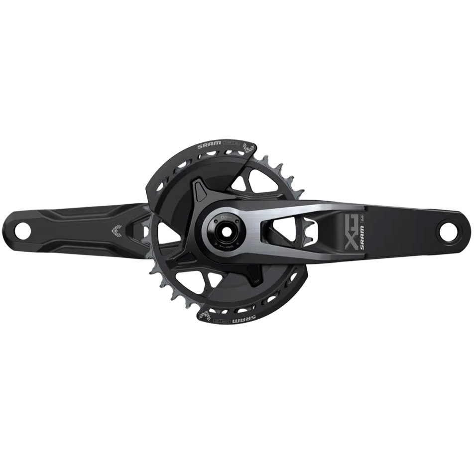 SRAM X0 Eagle 12sp T-Type Wide Cranks w/Guard, 32t, 170mm