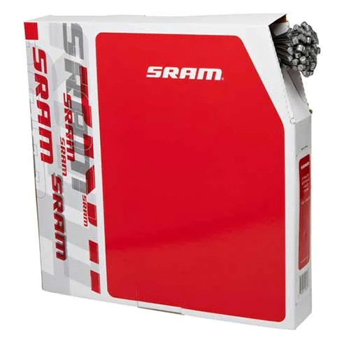 SRAM Bulk Stainless Mountain Bike Brake Cables, Silver, 100