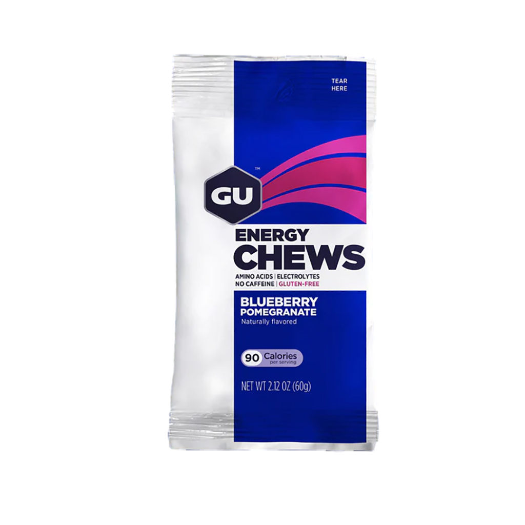 GU Energy Chews, Blueberry Pomegranate, 12/Count