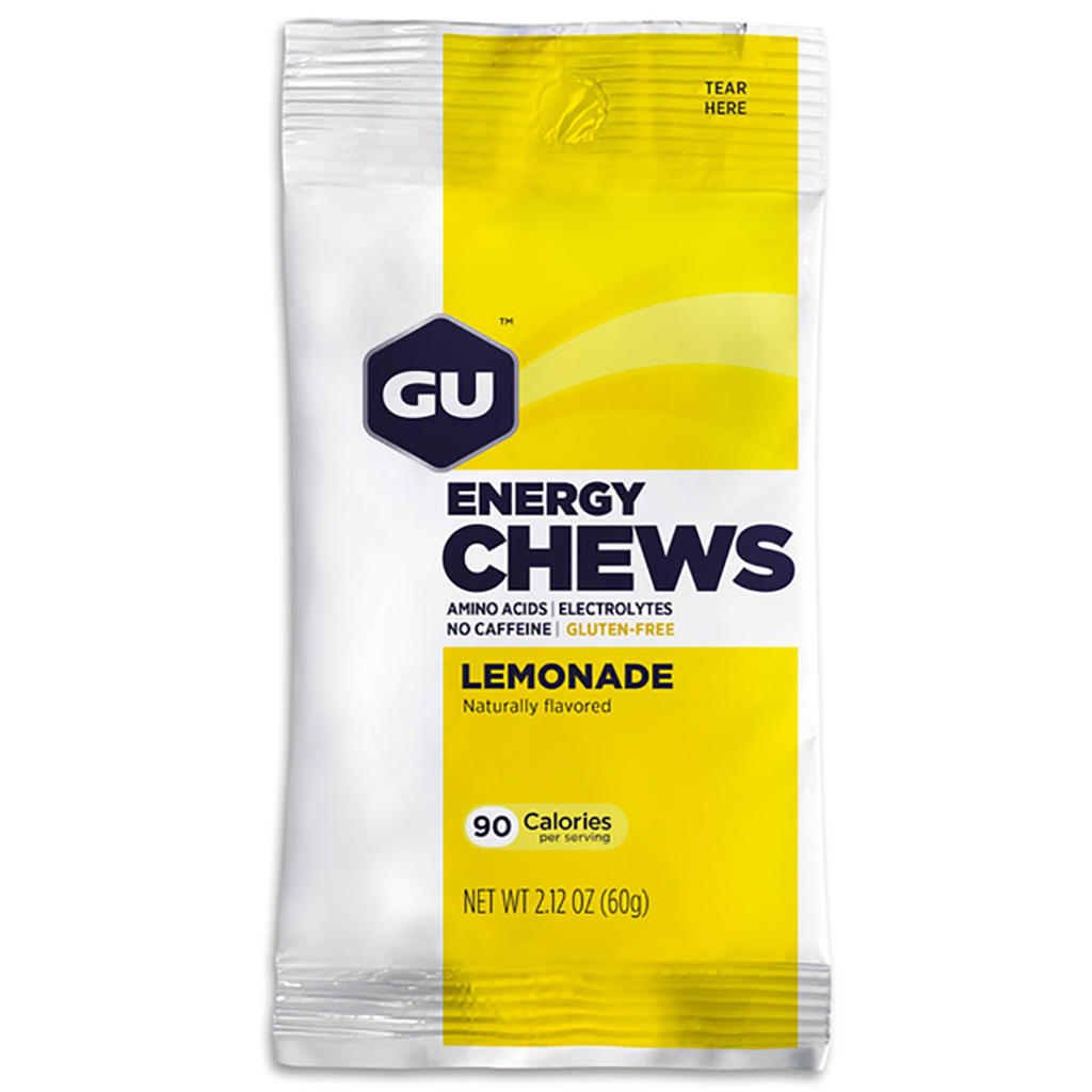 GU Energy Chews, Lemonade, 12/Count