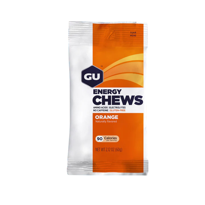 GU Chews, Orange, 12/Count