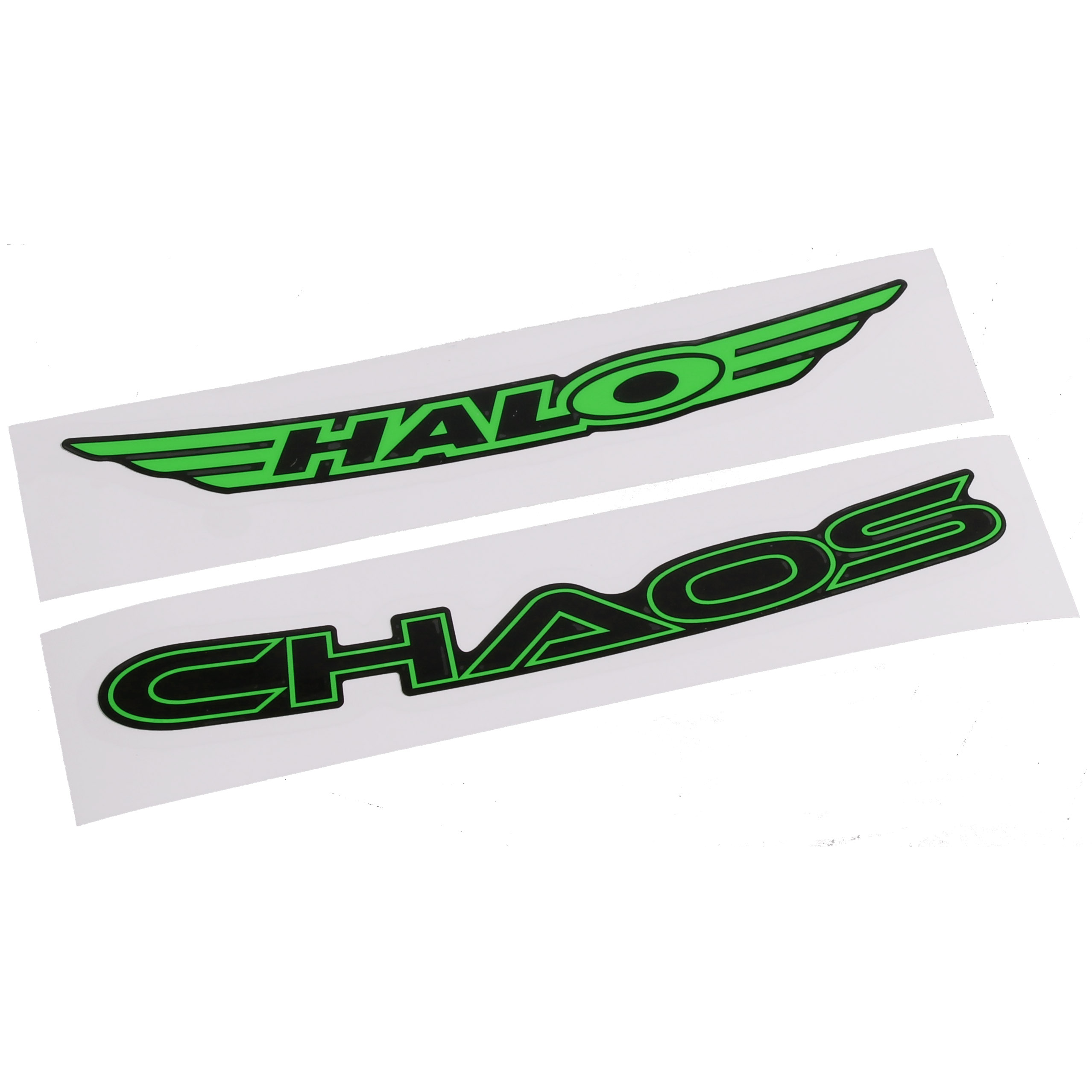 Halo Chaos Rim Decals - Green