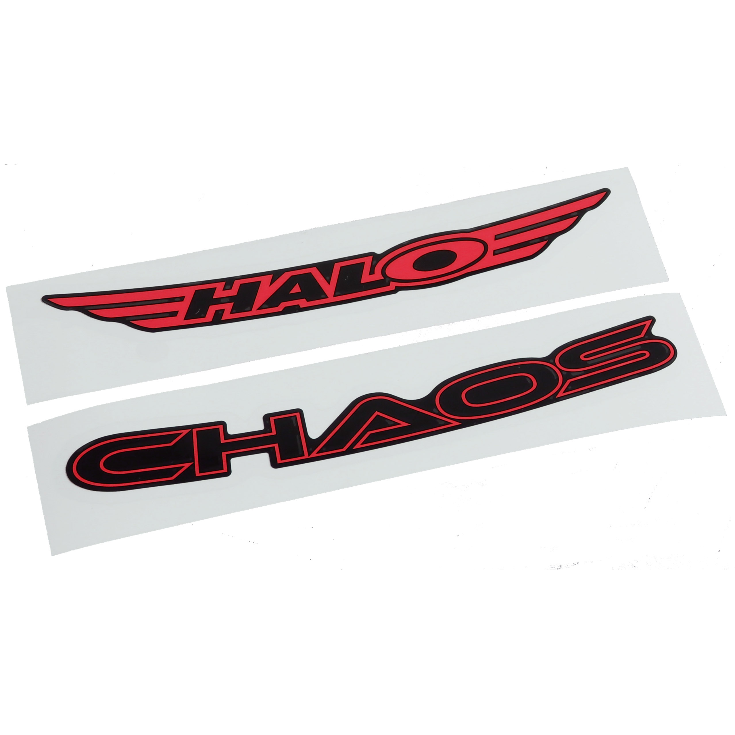 Halo Chaos Rim Decals - Red