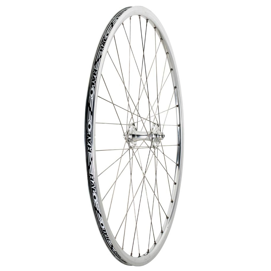 Halo Retro Front Wheel, 32h, Polished Silver