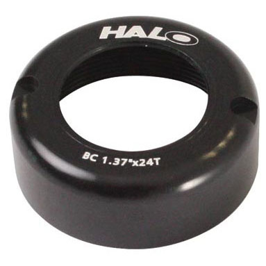 Halo Fix-T Alloy Thread Cover Cap, Black