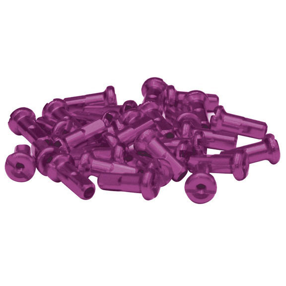 Halo 14g Alloy Nipple, 12mm, Purple, 50/Count