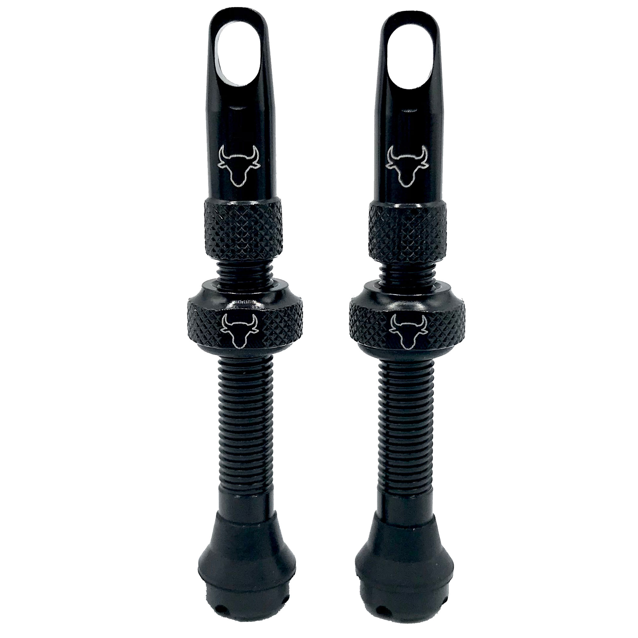 Hold Fast Cycling Tubeless Valve Stem, 42mm (Pair) - Black