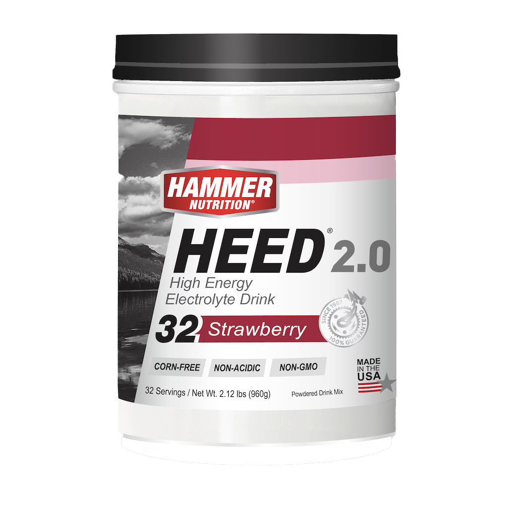Hammer Nutrition Heed, Strawberry 2.0, 32 Servings