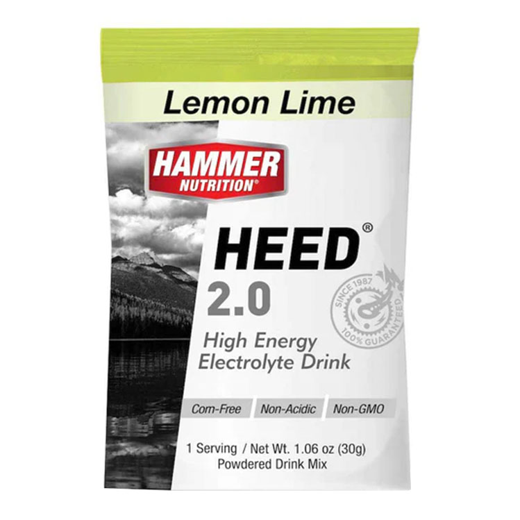 Hammer Nutrition Heed, Lemon-Lime 2.0, 1.06oz (12/Box)