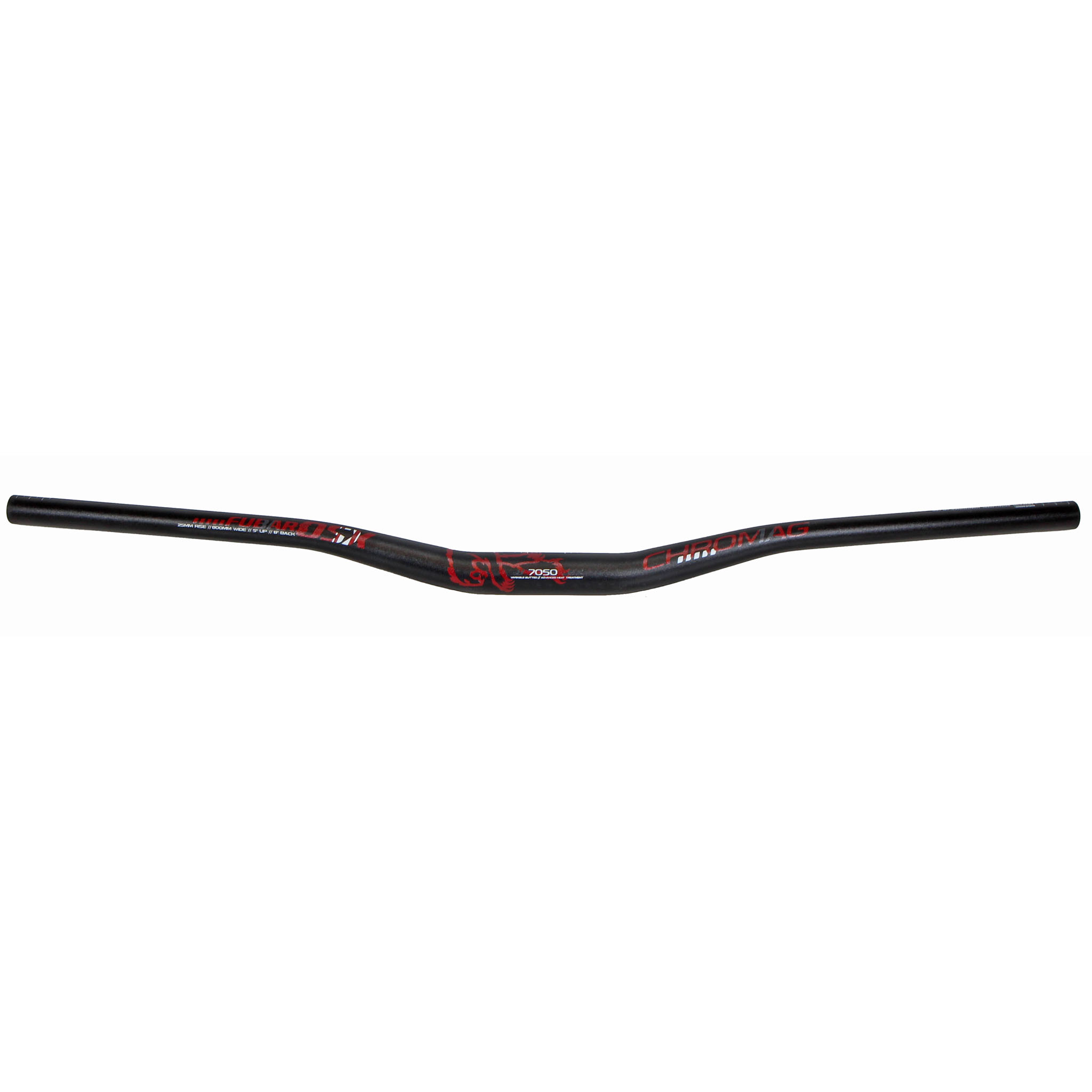 Chromag Fubars OSX Bar, (31.8) 25mm/800mm Blk/Red