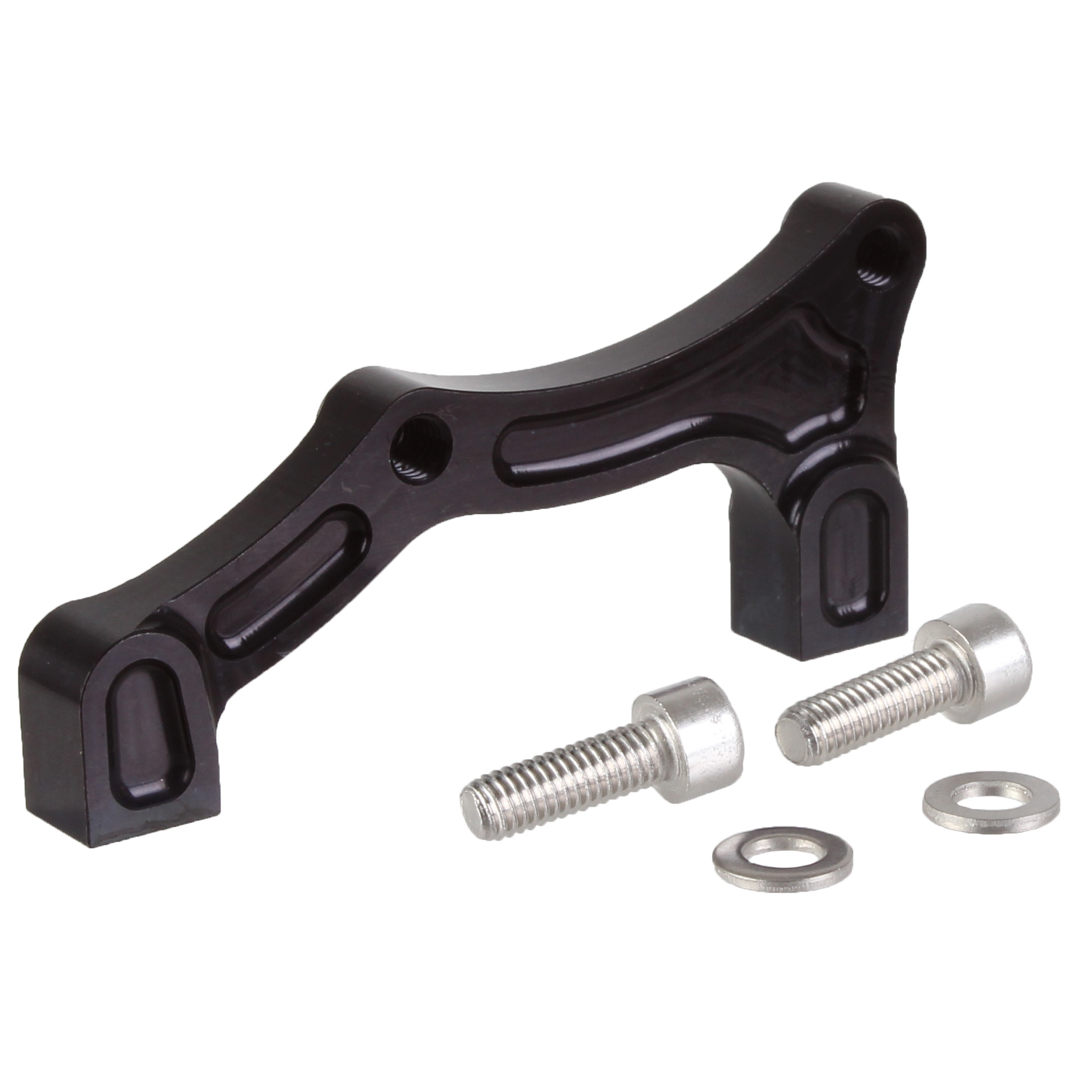 Hope 51mm Caliper Adapter, R-203mm - Black | Bikeparts.Com