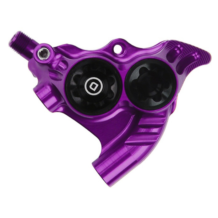 Hope RX4+ Disc Brake, SRAM F Flat Mount, No Lever, Purple