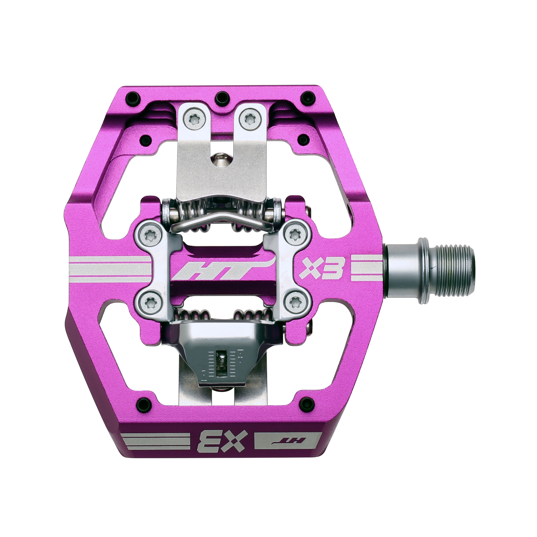 purple mountain bike pedals