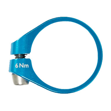 Blackbird x Ibis BlkBrd Seat Collar, 34.9mm, Blue