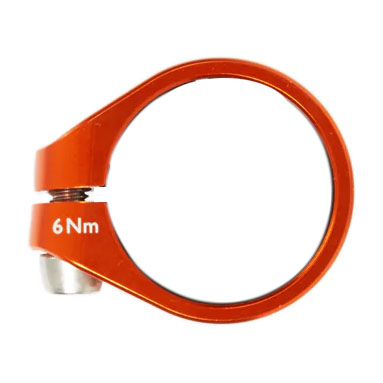 Blackbird x Ibis BlkBrd Seat Collar, 34.9mm, Orange