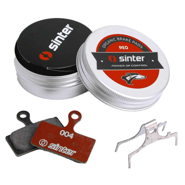 Sinter Disc Pads, Shimano (G-type 2-piston) Red